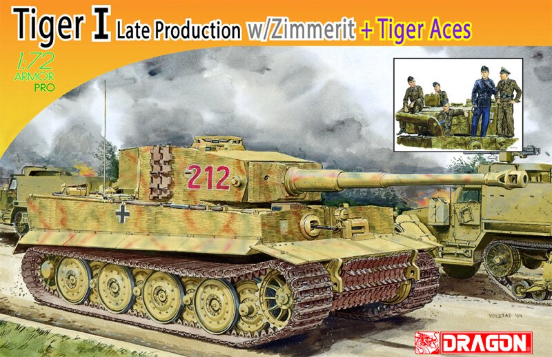 модель Танк TIGER I с циммеритом